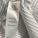 frame denim Frame Stripe wrap shirt dress, long sleeve‎ 100% cotton Photo 3