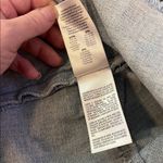 MOTHER Light Blue Denim raw hem tiered v Skirt Sz 27 Photo 6