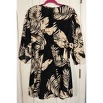 SheIn 🩵🩵 Women's Black And Tan Tropical Print Dress, Cover Up, Vacation, XL🩵🩵 Photo 4