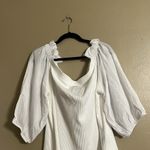 Who What Wear Cotton Blend Ruffle Off Shoulder Sleeves Cropped Top Size 3XL Photo 1