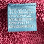 J. McLaughlin Size XS Callum Pink Open Knit V Neck Sweater Azalea Relaxed Ret$198 Photo 3