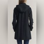Kimi and Kai Black Maternity Pea Coat with Toggle Closures Photo 2