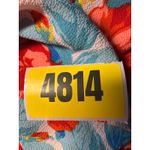 LuLaRoe  Monroe Kimono Cardigan Floral Fringe Coral Blue Yellow Pink Size S Photo 11