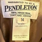 Vintage Pendleton 100% Virgin Wool Suit Jacket Size 14 Photo 4