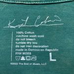 Kurt Cobain Obscene Phone Calls to Myself Shoes Grunge Mineral Wash T-Shirt L Photo 3