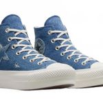 Converse Chuck Taylor All Star Lift Denim High Top Sneaker Navy / Egret Photo 7