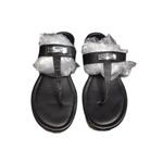 Coach  Black Thong Sandal Size 10 Photo 1