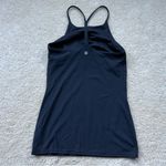 Lululemon Black Power Y Tank w/ Shelf Bra - Size 6 - EUC Photo 1