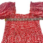 La Mer Luxe Resortwear Knee Length Midi Dress Abstract Orange Small Vacation S Photo 9