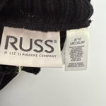 Russ black velour 80’s vintage everyday outfit winter cozy Size L Photo 3