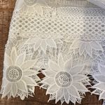 Topshop Floral Lace Cut Out A-line Skirt Photo 2