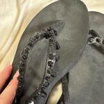 SO Black Bead Flip Flops Photo 2