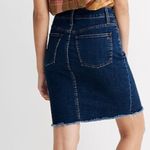 Madewell NWT!-Stretch Denim Pegged Skirt in Bellhaven Wash: Cutout Edition sz 24" Photo 5