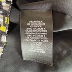 Alice + Olivia  Rei Silk Blend Shirt Mini Dress Womens Medium Black Yellow Gray Photo 3