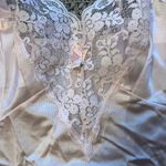 Elegant Lace Trim Satin Chemise vintage baby pink small Photo 2