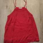 Isabel Marant  Women's Red Whimsy Feminine Romantic Date Night Tank Top Size 38 Photo 0