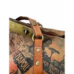 Patricia Nash Tote Shoulder Bag “Vintage Patch” Old World Traveler Collection Photo 2