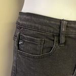 KanCan Black High Rise Button Fly Slight Fade Distressed Skinny Jeans Photo 5