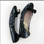 Prada  Black Patent Leather Bow Detail Ballet Flats Size 41‎  US 10.5-11 Photo 4