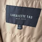 Lafayette 148 New York Coat Mackay Alpine Outerwear Knit Combo Tan Dickey Sz Sm Photo 8
