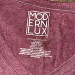 Modern Lux  Women's Maroon 'No Drama' Top Photo 2