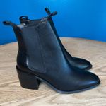Tony Bianco  Hampton Black Leather Point Toe Chelsea Ankle Boots Women's Size 6.5 Photo 1