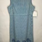 Liz Claiborne Deadstock NWT Chambray Dress Sz 6 Photo 4
