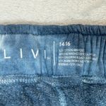 LIVI Tie Dye Lounge Pants Comfy Casual Sweatpants Blue White Women's Size 14/16 Blue Photo 6