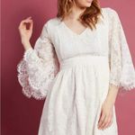 Modcloth Through The Blue Bells Dress Lace Bell Sleeves Size 2x Romantic Wedding Photo 2