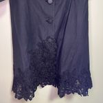 Anthropologie Bread n Butter Black Off Shoulder Button Down Mini Dress Medium Photo 4