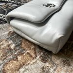 Tory Burch NWOT Britton Puffy Leather Optic White Silver Chain Shoulder Bag Photo 1