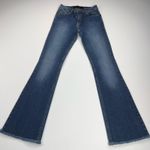 ZOOMP Brazilian Miss America Boot Cut Fringe Stretch Jeans Size 38 (~US Size 4) Blue Photo 2