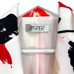 Kasper White Floral Multicolor Blazer Suit Coat Women's Size 2 PETITE NWT Photo 4