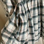 Madewell  Lucie Elbow-Sleeve Smocked Mini Dress in Lebaum Plaid Size Medium Photo 4
