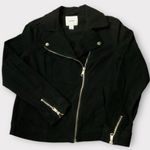 Old Navy Black Motorcycle Style Light Weight Jacket Size Small #211 Photo 0