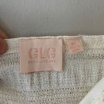 Good Luck Gem GLG XL Beige Lucy Ruffled Lace Tank Crop Top Stretch Semi Lined Photo 2