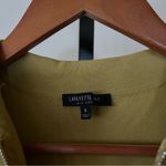 Lafayette 148 New York Zip Knit Sleeveless Tank Top Blouse Green Collar Size S Photo 1