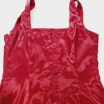 MORE TO COME Abigail Mini Dress in Wine Red XS Photo 7