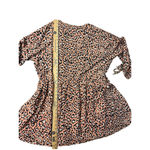 NWT Maverick Oversized Pink Leopard Print Babydoll Dress Size Medium Photo 7