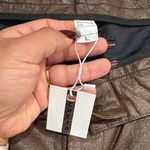 Wide Leg Brown Faux Leather pants Size M Photo 11