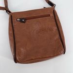 Mouflon Sacs Canada color block leather shoulder bag crossbody‎ patchwork boho Brown Photo 3