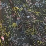 Marc Jacobs Y2K Marc by  Scribble Embroidered Dress Sz 0 Photo 4