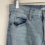 Old Navy  Sky Hi Extra High Rise Straight Leg Raw Hem Ankle Stretch Jeans women 8 Photo 3