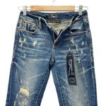 Rock Revival NWT Remix by Straight Leg Jeans in Destroyed Blue Wash Size 24 NEW Photo 5