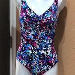 Aqua Green  colorful one piece swimsuit Photo 1