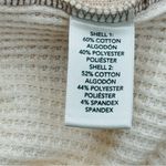 BKE  women's waffle knit quarter zip hoodie in cream  Small Photo 12