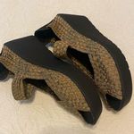 Skechers Steven Slip On Metallic open toe Gem Wedge heels size 7.5 Photo 0