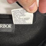 Sag Harbor Color Block Acrylic Knit Sweater Tunic Top Womens Size L Black Size L Photo 2