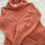 Free People NWT Ophelia Pullover Alpaca Oversized Knit Sweater in Peach XS Photo 9