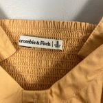 Abercrombie & Fitch Cropped Wide Strap Tank Top yellow/orange size small Photo 2